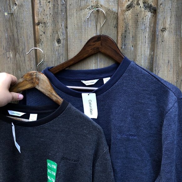 LOT OF 2 BNWT Calvin Klein Sweaters XL - Picture 2 of 5